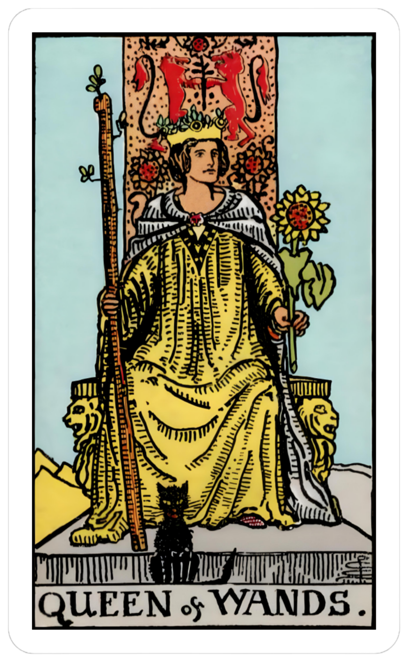 queen of wands card